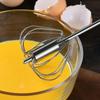 Hand Pressure Egg Beater Rotating Semi-Automatic Mixer Coffee Milk Mixing Egg Beater Balloon Wire Whisk Egg Kitchen Baking Cooking Tools