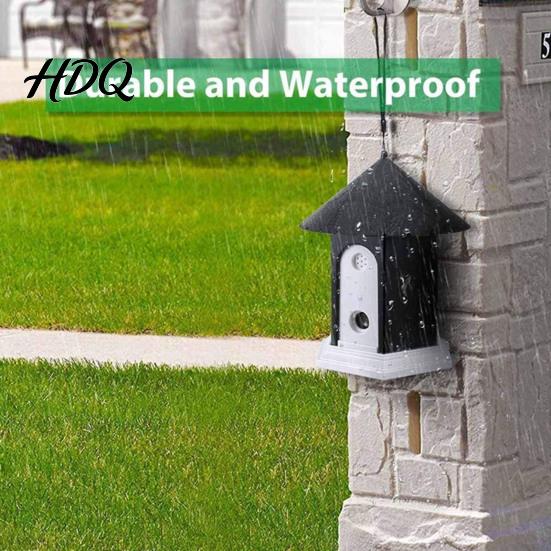 Battery Operated Bark Control Dog Pet Anti-Barking Indoor Outdoor House Shape Ultrasonic Device Deterrent