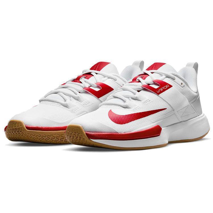 Nike Court Vapor Lite White University Red Women Sneakers Wheat DC3431-188