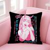Аниме D-Darling In The Franxx 02 Наволочка Подушка Короткий Плюш Невидимая Молния Комната Диван Наволочка