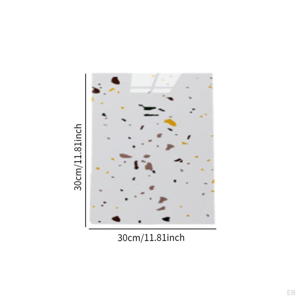 Backsplash Wall Tile Sticker Imitation Marble PVC Modern Panel Wallpaper for