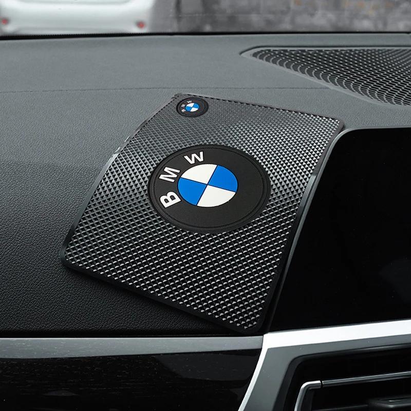 1 шт. Автомобильная эмблема Противоскользящий коврик Держатель для телефона Противоскользящий коврик Автостайлинг Для BMW M Performance M3 M5 M6 F01 F20 F10 F13 F15 F16 F30