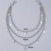 Hip-hop Metal Pants Chain Star Pendant Waist Link Hanging Chain Geometric Bag Chain  for Women Men
