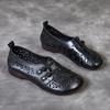 Shoes New Sandals Women's Summer Breathable Hole Shoes First Layer Cowhide Mother Flat Non-slip Leather Shoes Retro Women's Shoes
