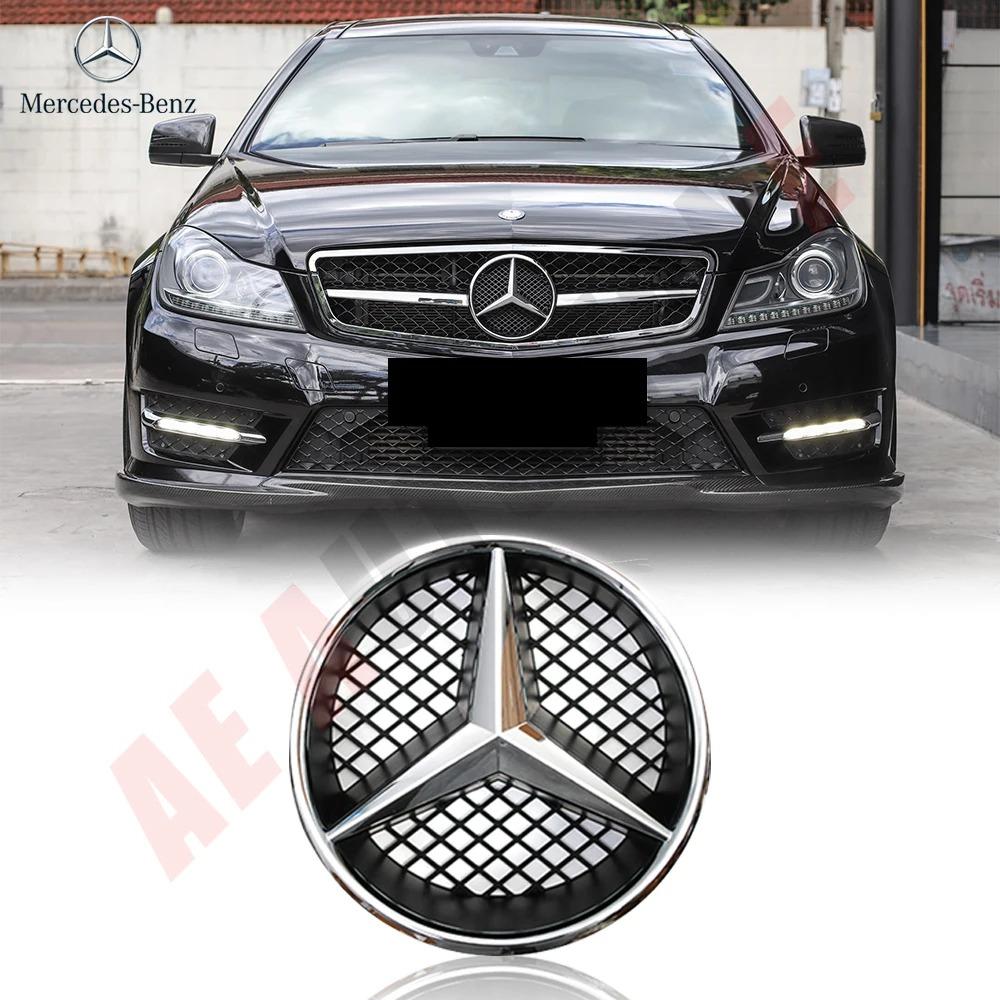 Front Grille Star Emblems Logo For Mercedes Benz B W245 C W204 C300 C250 GLK X204 GLK300 GLK350 PB2