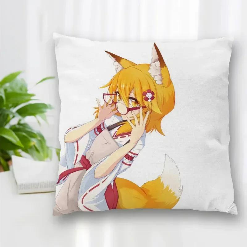 Pillow Slips The Helpful Fox Senko-san Pillow Covers Bedding Comfortable Cushion/Good For Sofa/Home High Quality Pillow Cases