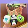 Cute Plush Irresistibly Panda Keychain In Bamboo Wealth Style For Perfect Gift Idea