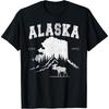 Alaska Day The Last Frontier Alaska Mountain Moose Souvenir T-Shirt