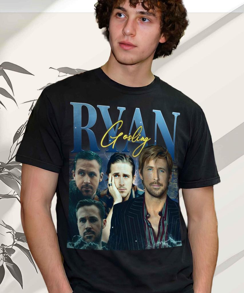 Ryan Gosling Collage T-Shirt and kids tshirt – Retro Actor Graphic Tee