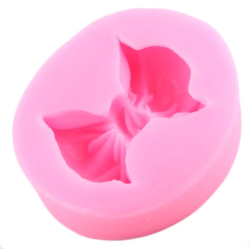 Мини-бантик, силиконовая форма, бантики, формы для кексов, форма для помадки, шоколада, клейкой пасты, форма для конфет, глины, инструменты для украшения торта, аксессуары для выпечки «сделай сам»