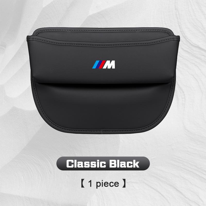Leather Automotive Organizer Car Seat Gap Storage Box For BMW M 1 3 5 6 7 Series E46 E60 E90 F87 F48 F01 F10 F30 G30 G20 G11 X3 II9
