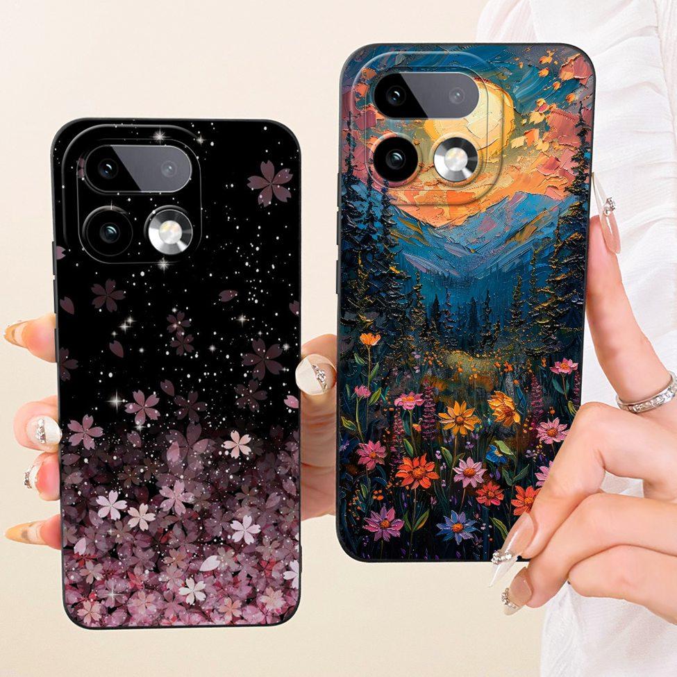 Чехол для телефона Realme 16 Pro Plus RMX5131 Чехол для Realme 16 Pro+ Силиконовый Роскошный Модный Милый Мультяшный Расписной Корпус