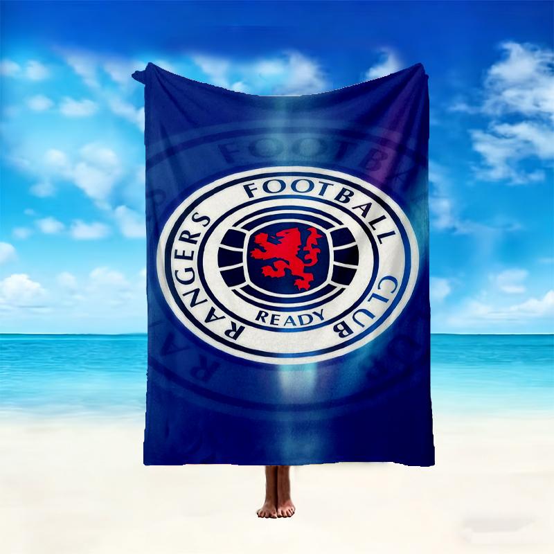 1pc Rangers FC Blanket, Cozy Printed Throw Blanket, A Heartfelt Gift for Your Family and Friends