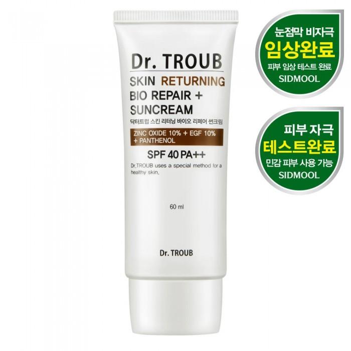 Доктор. Солнцезащитный крем Troup Bio Repair SPF40 PA++ 60 мл