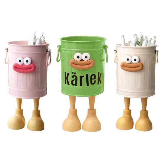 Мультяшный держатель для ручек круглый вертикальный держатель для карандашей для офиса домашнего учебы рабочего стола