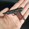 1:Масштаб 3% Сплав Colt 1911 Пистолет Мини-Оружие Металлическая Брелок-Ключница 1911 Пистолет Брелок Игрушка-Антистресс PUBG Оружие Подарок Pubg Декор Игрушки