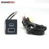 Автомобильное быстрое зарядное устройство QC3.0 USB Type-c Адаптер интерфейса Модифицированная зарядная розетка для VW POLO 2004-2011 Аксессуары