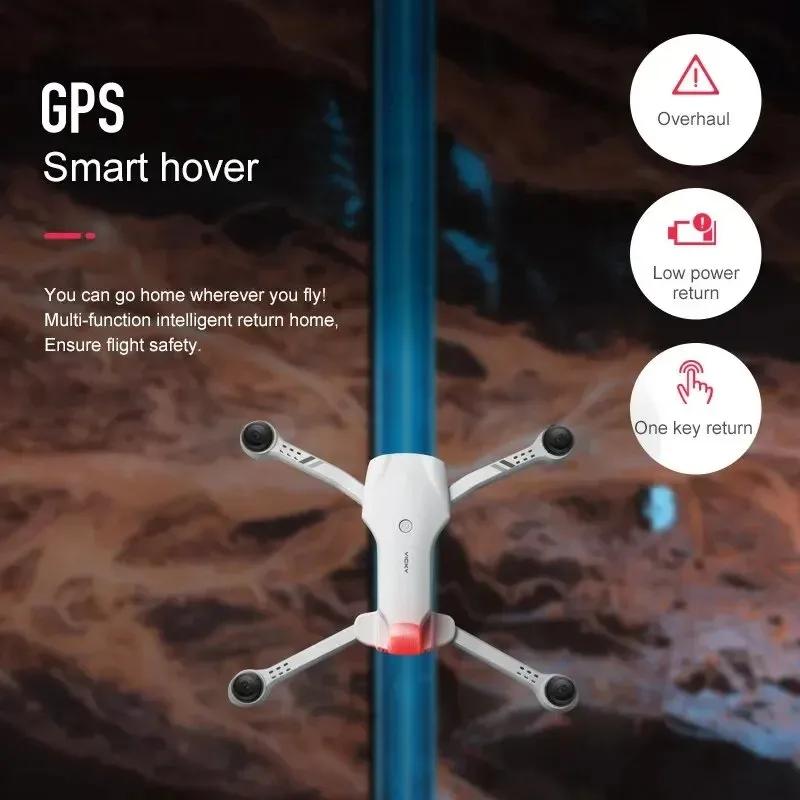 4K HD одиночная камера с GPS 5G WIFI широкоугольный складной летательный аппарат профессиональный дрон K3/E99 угол FPV передача в реальном времени RC