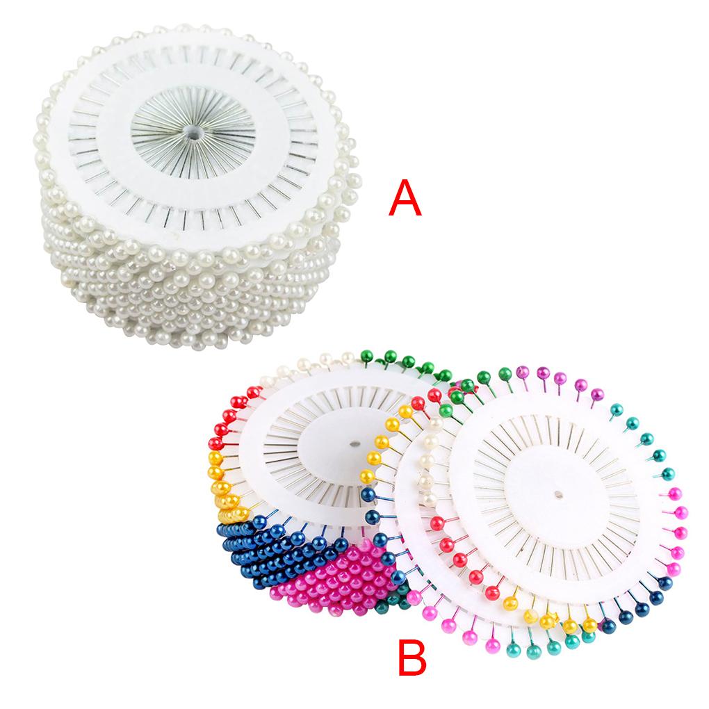 40 шт. швейных булавок с шаровидными головками, мини-игл для стегания, ткани, ювелирных изделий, проектов «сделай сам», аксессуаров