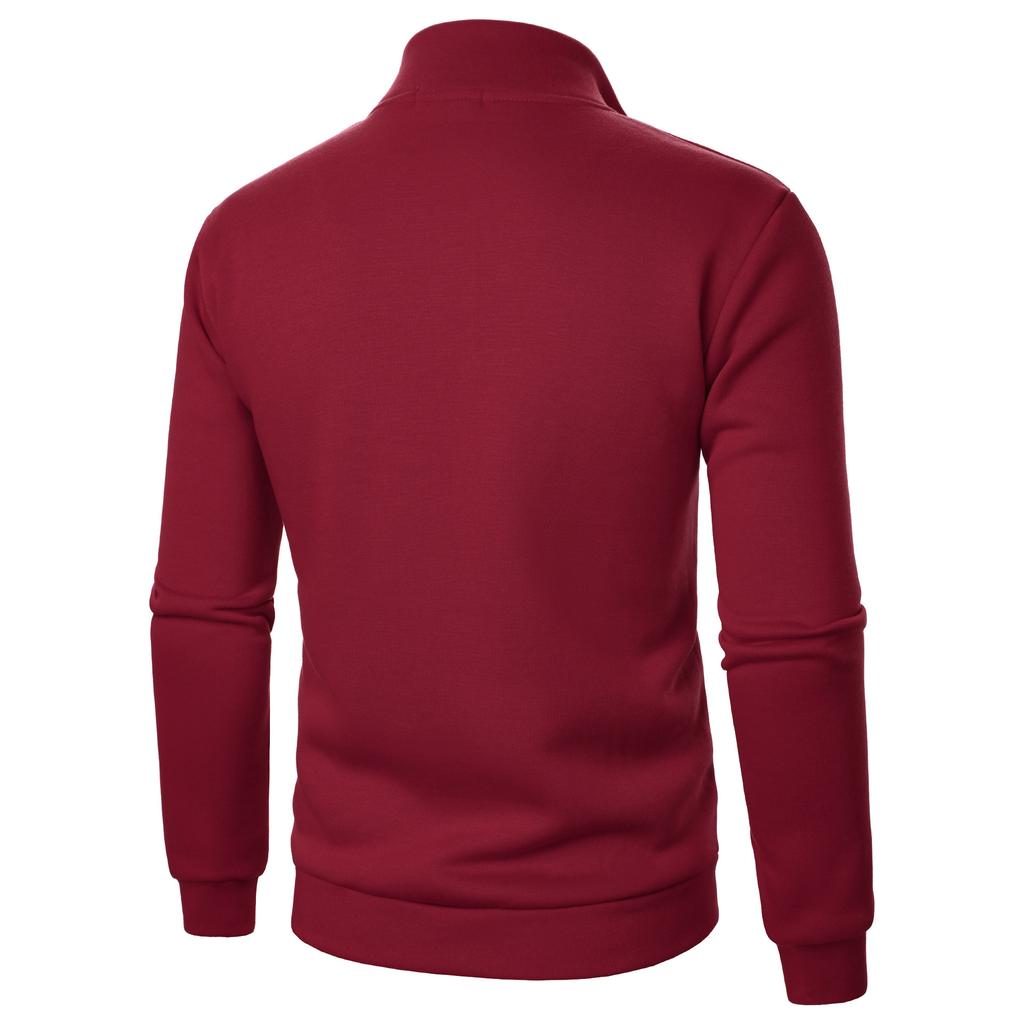 Мужская осенне-зимняя мужская толстовка с полумолнией, водолазка, реглан, длинный рукав, толстовки с капюшоном, теплая уличная одежда, деловые пальто Yasheng