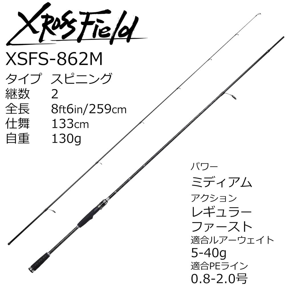Abu Garcia Crossfield XrossField 2-х секционная удочка XSFS-862M