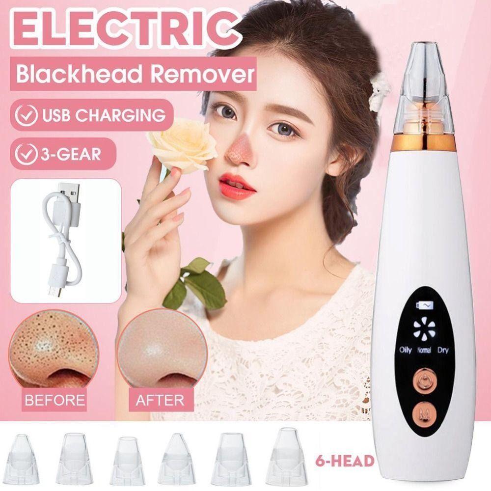 USB Rechargeable Blackhead Remover Electric Tool Blackhead Vacuum Cleaner Acne Treatment