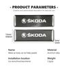 DCLR3 Car Body Sticker Badge Auto Styling Decoration Accessories For Skoda VRS Octavia 1 2 3 Rapid Kodiaq Karoq Fabia Kamiq Superb