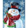 DIY Snowman 5D Diamond Painting Full Round Drill Christmas Gift Mosaic Diamond Embroidery Cross Stitch Kits Wall Art Home Decor