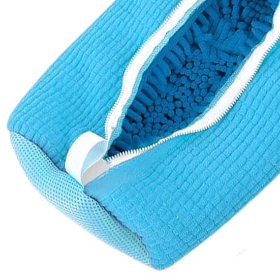 Мешок для мытья обуви Легкий портативный мешок для чистки обуви Гладкая застежка-молния Не рвущийся мешок для стирки обуви