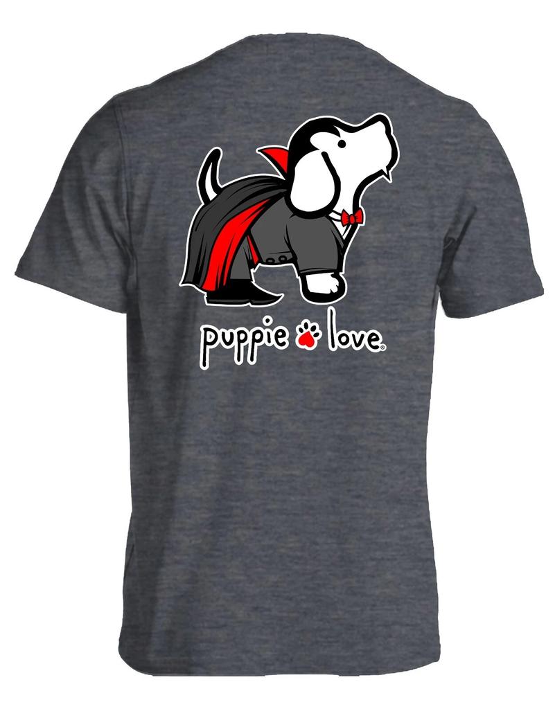 New PUPPIE LOVE DRACULA HALLOWEEN Pup T Shirt