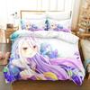 3D Print Anime No Game No Life Bedding Set Cute Quilt Cover Bed Cover With Pillowcase Twin Single Queen King Size Boys Adult