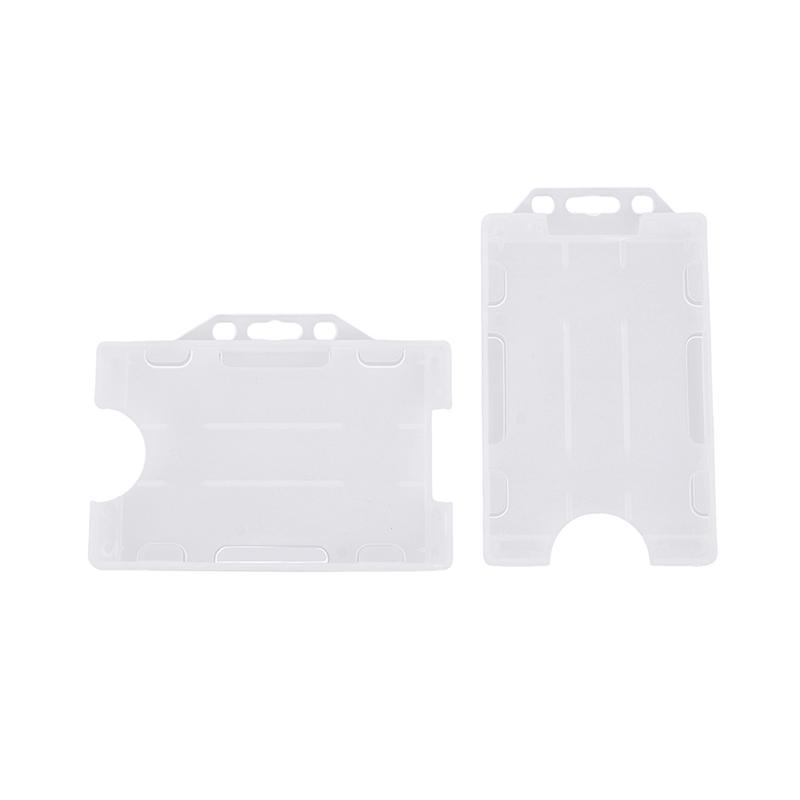 4 шт., унисекс, многофункциональный, жесткий пластиковый, двухсторонний, держатель для удостоверения личности, чехол