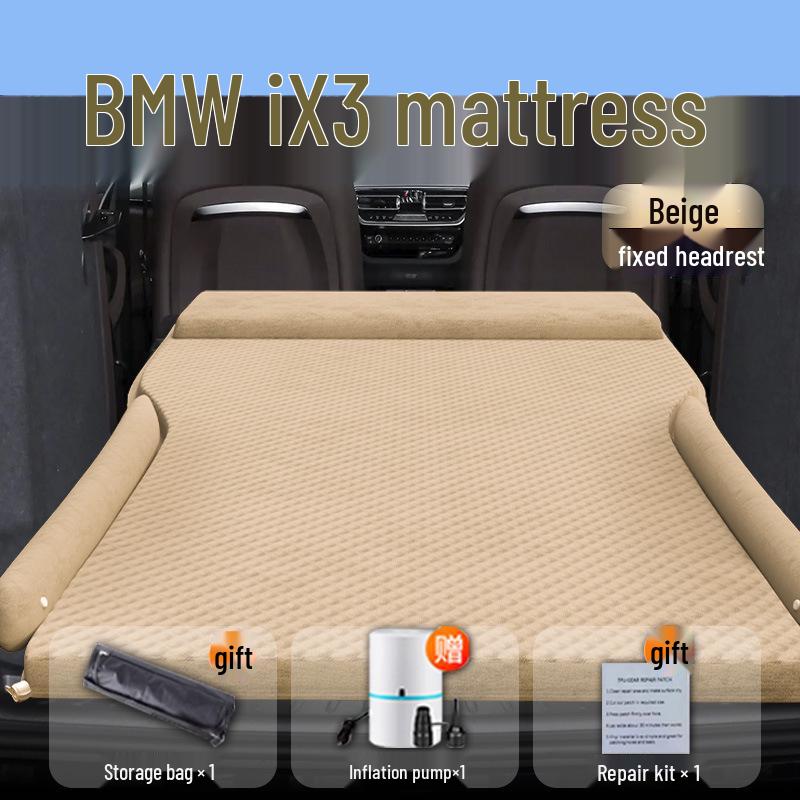 BMW iX3 Rear Seat Inflatable Car Mattress - Sleeping Pad for Trunk & Backseat