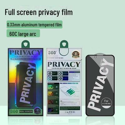 Подходящая антибликовая закаленная пленка для iPhone 13, 14 Pro, 14 Max Plus, 11, 12 - Полная защита конфиденциальности экрана