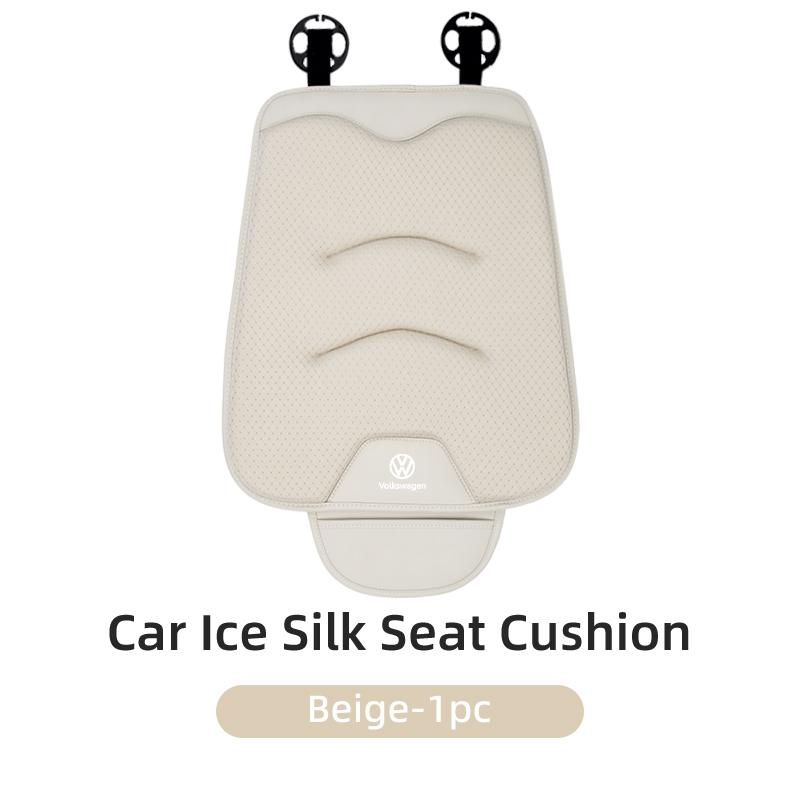 abcd1 Car Seat Cover Breathable Ice Silk Auto Seat Protective Storage Cushion For Volkswagen VW Passat CC Tiguan Polo Scirocco Touareg