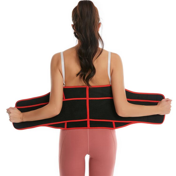 Женский фитнес-пояс, фитнес-регулируемый пояс на липучке, усиленный пояс для живота со спортивным поясом для живота