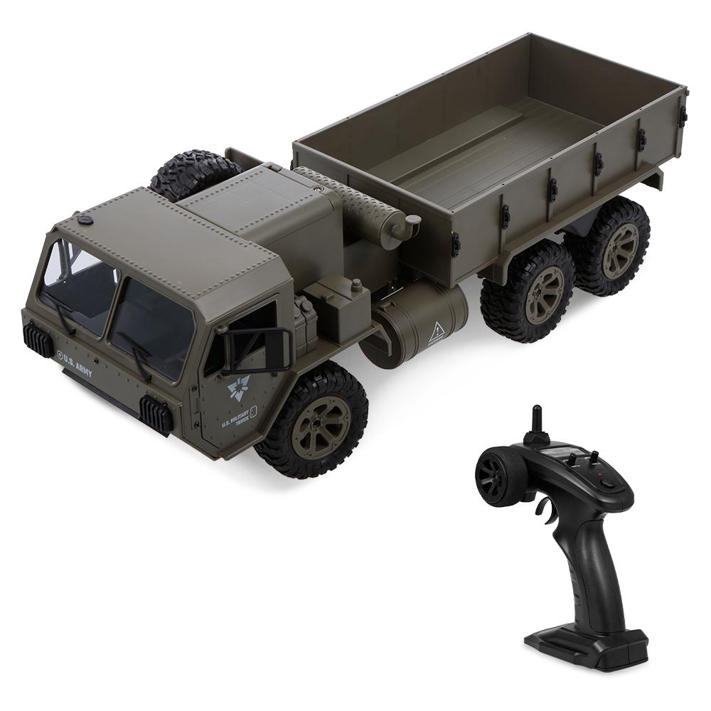 Fayee 1/12 RC 6WD 2.4GHz Military Truck Army Truck Off-road Car RTR Car Gift for Adults Kids Boys