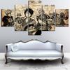 Высокое качество печать на холсте цельная картина 5 панелей художественные персонажи картина без рамки аниме постер домашнее декоративное настенное искусство