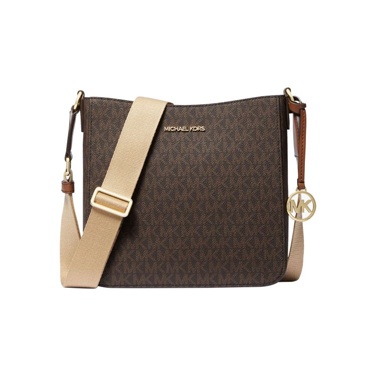 Michael Kors Jet Set Travel MK Monogram Versatile Simple Faux Leather Crossbody Bag Small Women bags 35S4GTVC5B-200