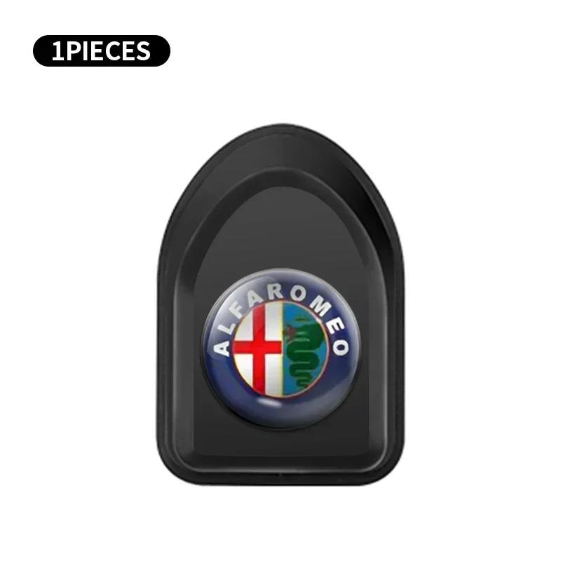 BDEYK1 1/2/4pcs Car Styling Self Adhesive Mini Storage Hooks Accessories For Alfa Romeo Giulia Stelvio Junior Tonale 33 Stradale 4C Giu