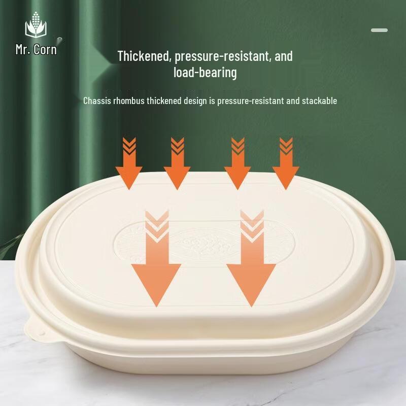 Mr. Corn Biodegradable Corn Starch Dumpling Box