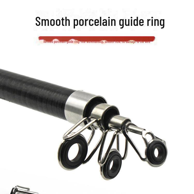 Телескопическая мини-удочка для морской рыбалки — портативное и нескользящее снаряжение