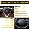 For Honda Accord 2018- Carbon Fiber Steering Wheel Frame Cover Accessories