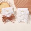 2Pcs/Set Cute Solid Lace Cutout Bowknot Hair Clips for Baby Girls Handmade Bows Hairpin Barrettes Headwear Kids Hair Accessories