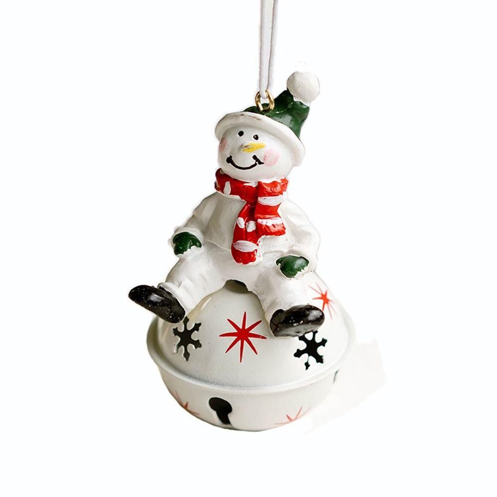 Retro Metal Xmas Tree Embellishment Welcome Door Hanging Pendants Santa Claus Cartoon Angel Doll Drop Ornaments Christmas Decor