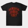 Мужская черная футболка с принтом Bengals Vintage Football Принт на хлопковой футболке термотрансферной бумагой без обрезки