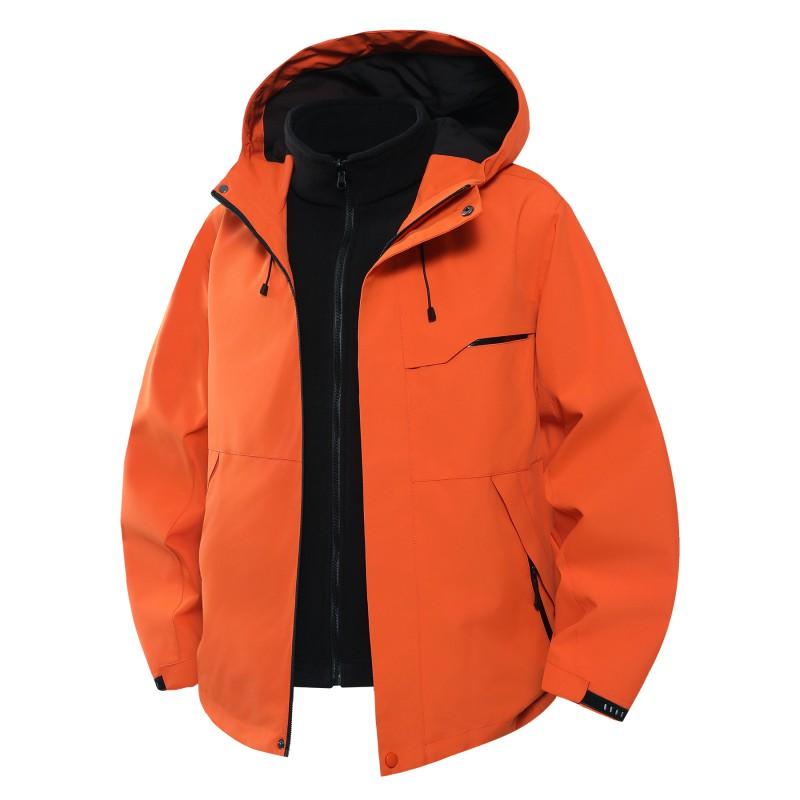 Mens Winter Warm Waterproof Windproof 3-in-1 Hooded Jacket Outdoor Hiking Casual Wear