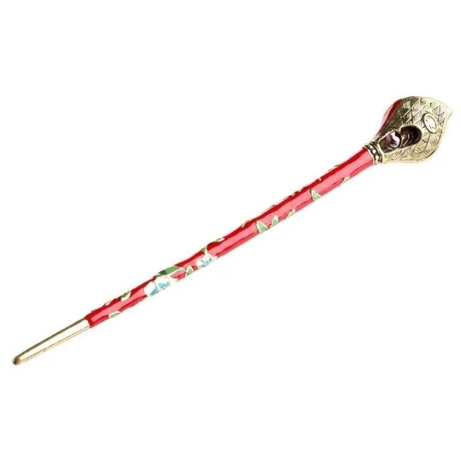 1 Pcs New Women Vintage Hair Stick Fashion Metal Rhinestone Handmade Hair Hairpin Pin Accessories Creative Gifts Head Decor