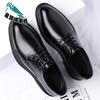 Star-headed Woodpecker Leather Shoes Men's Business Dress Men's Shoes British Style Leather Wedding Shoes