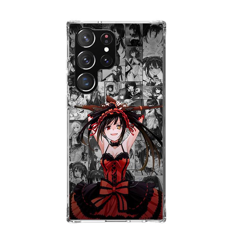 Чехол для телефона Date A Live Токисаки Куруми Для Samsung Galaxy S26 S25 Edge S24 S23 FE S22 Ultra S21 Plus S20 + Fundas Cover Coque Ga